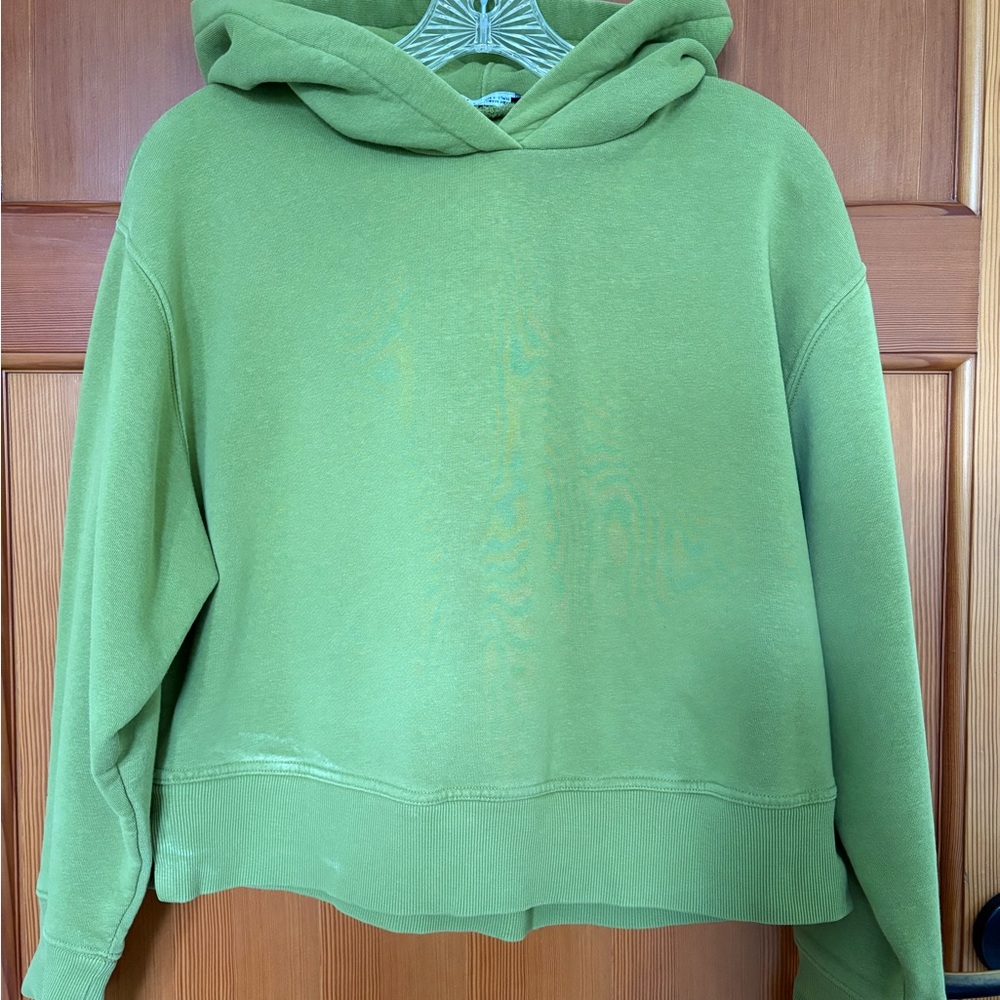 Zara Army Green Women's Hoodie Sweater